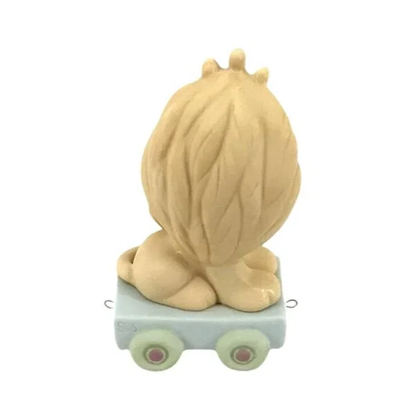 Birthday Train, Age 5, This Day Is Something To Roar About, Bisque Porcelain - Picture 3 of 5